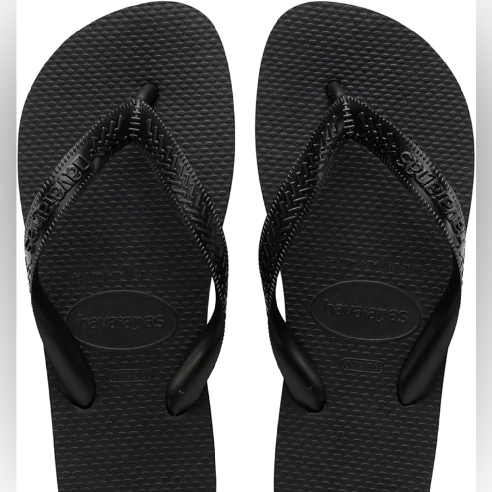 Havaianas Classic Black Flip Flops